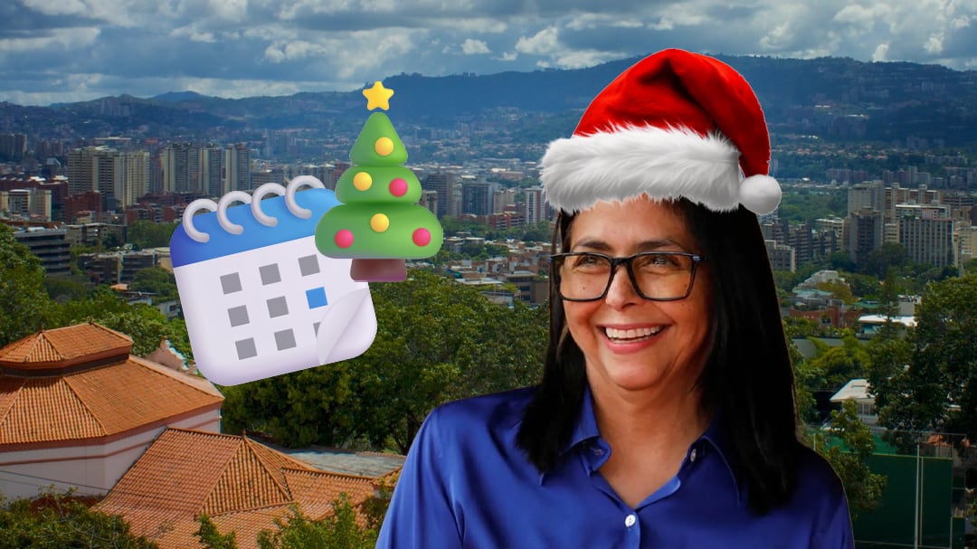 Delcy Rodríguez adelanta la Navidad al 1 de noviembre en Venezuela