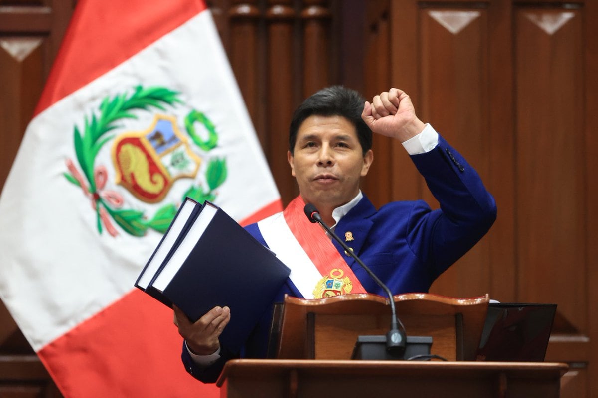 Pedro Castillo, presidente de Perú