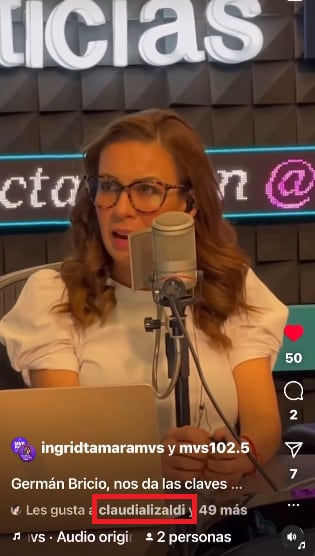 Ingrid Coronado entrevista a Germán Bricio y Claudia Lizaldi le da like.
