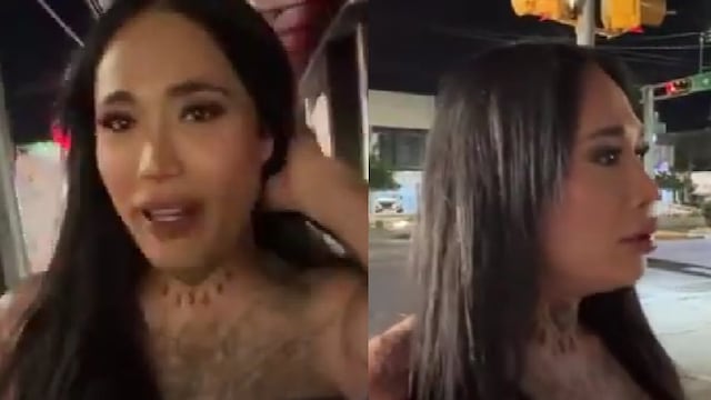 Karina Torres estaba en un en vivo cuando un sujeto le hizo pasar un terrorífico momento