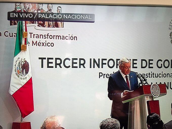 Presidencia nombró al acto como el Tercer Informe de AMLO.