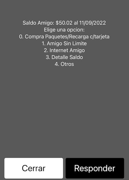 Consulta de saldo Telcel
