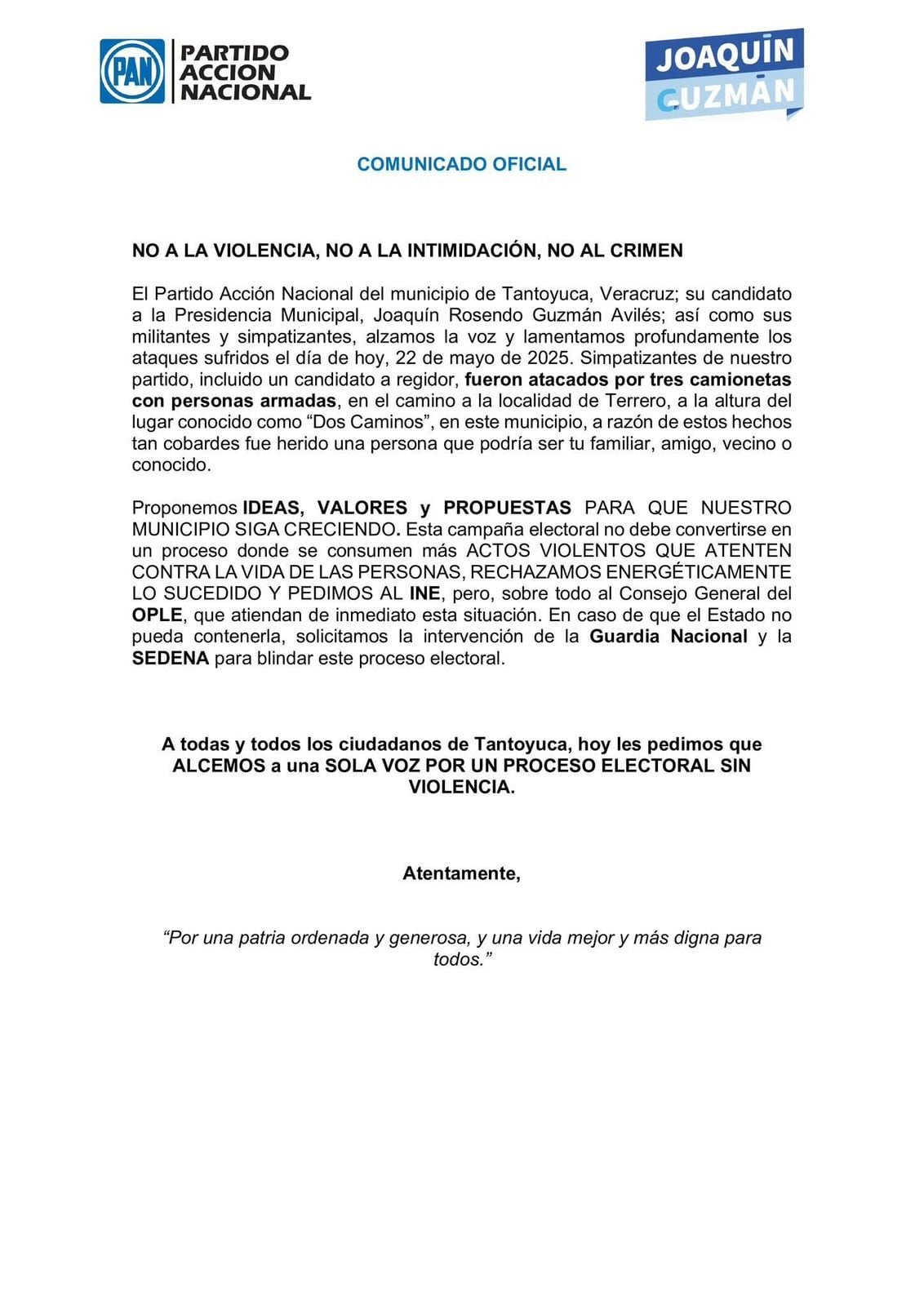 Elecciones Veracruz 2025: PAN denunció ataque armado contra sus simpatizantes;