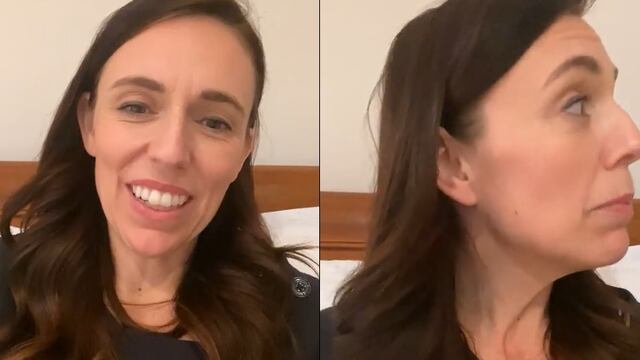 Primera ministra de Nueva Zelanda es interrumpida por su hija en mensaje a la nación