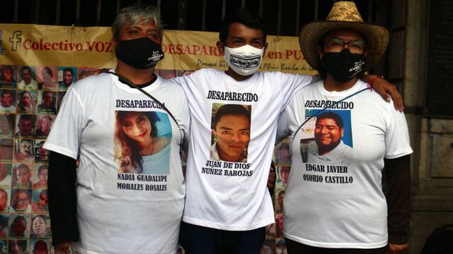 Familias de desaparecidos en Morelos