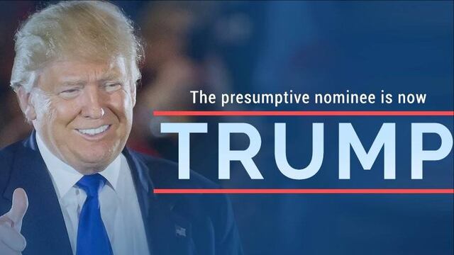 Donald Trump, puntero por el Partido Republicano