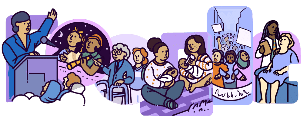 Doodle Google conmemora el Día Internacional de la Mujer este 8 de marzo