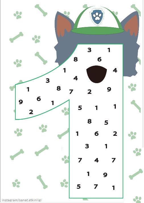 Actividades de Rocky de Paw Patrol