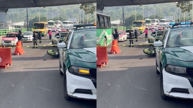 Motociclista muere en accidente sobre Insurgentes Norte e Indios Verdes