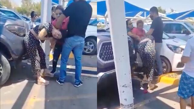 Pelea esposa y amante