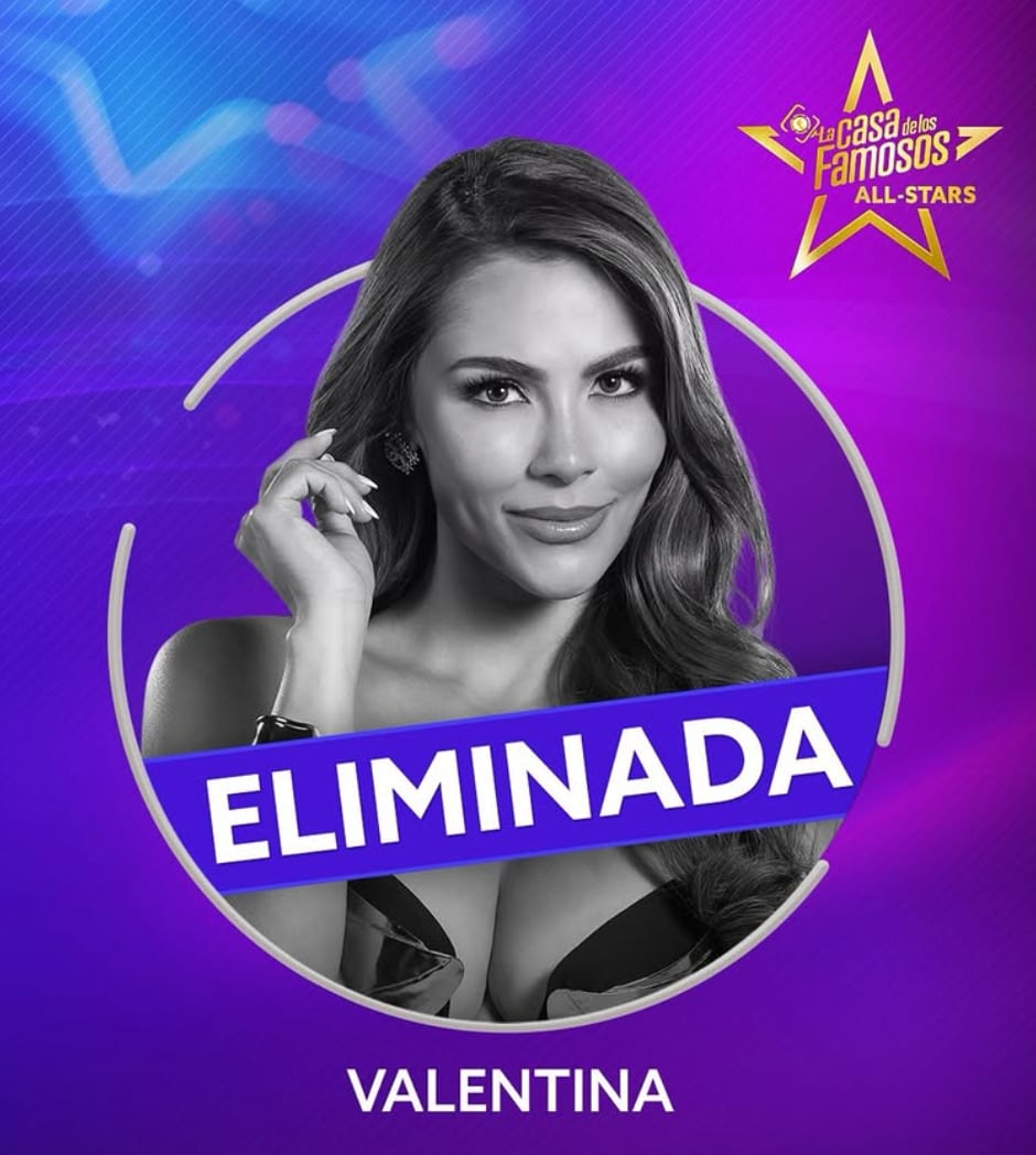 Valentina Valderrama, segunda eliminada de La Casa de los Famosos All Stars