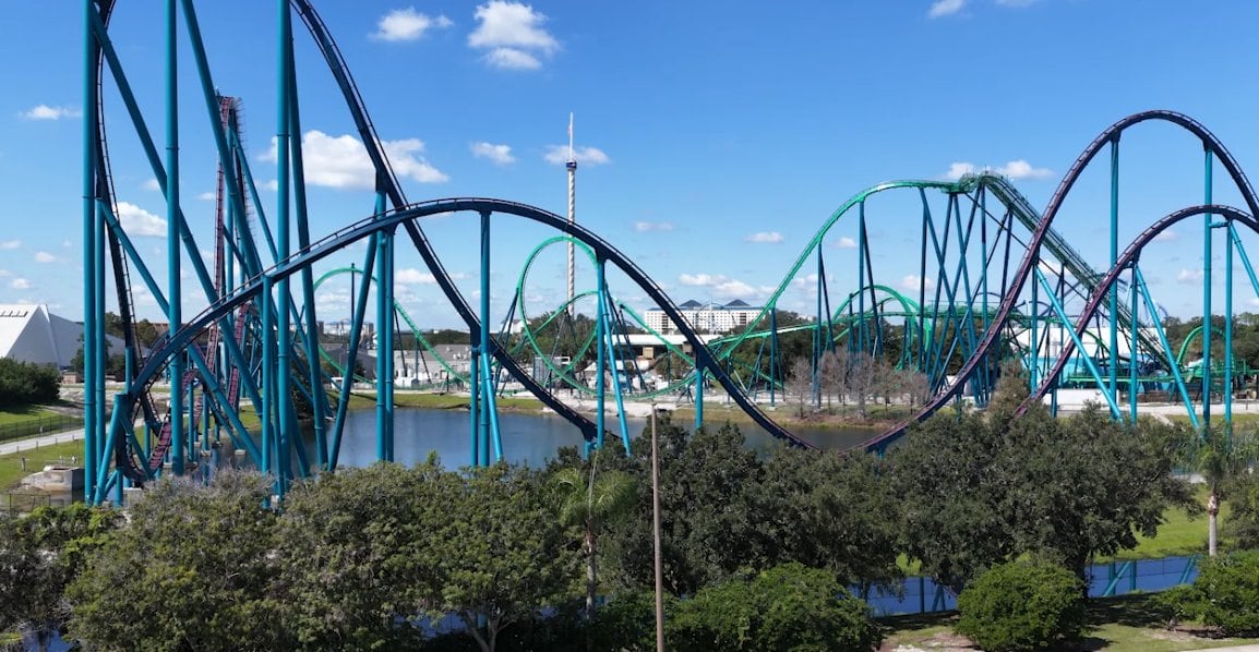SeaWorld Orlando, montaña rusa Mako