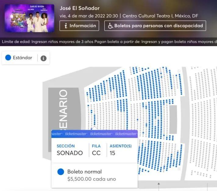 José el soñador, precios antiguos