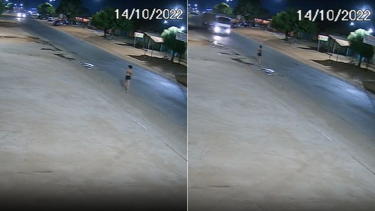 Video captado por una cámara de seguridad; tomada de internet