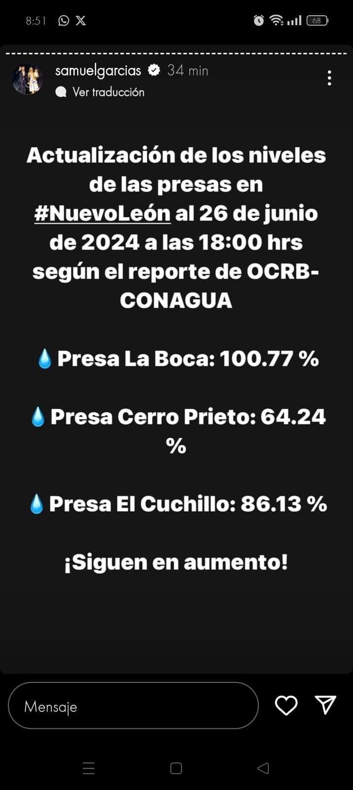 Tormenta Tropical Alberto: Frenan reconstrucción en Nuevo León por un preocupante motivo