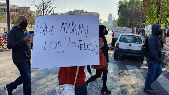 Protesta de trabajadoras sexuales