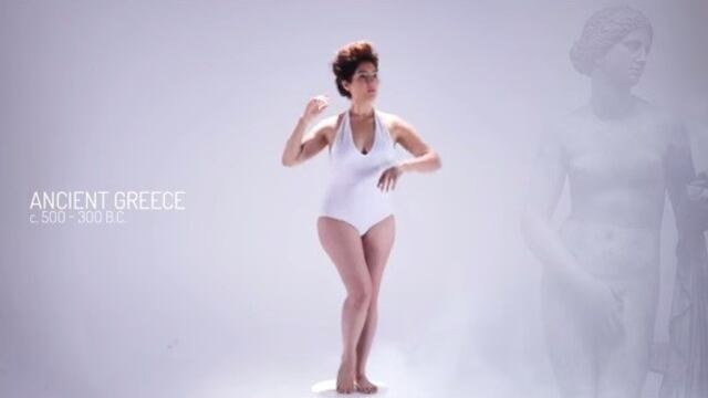 La evolución de la belleza femenina en 3 mil años en 3 minutos.
