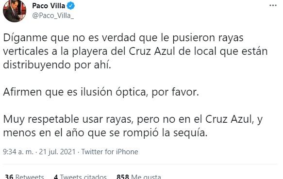 Paco Villa se unió a las críticas
