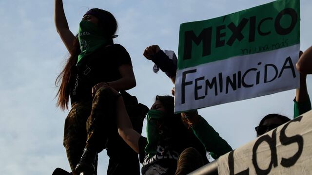 Protesta contra la violencia.