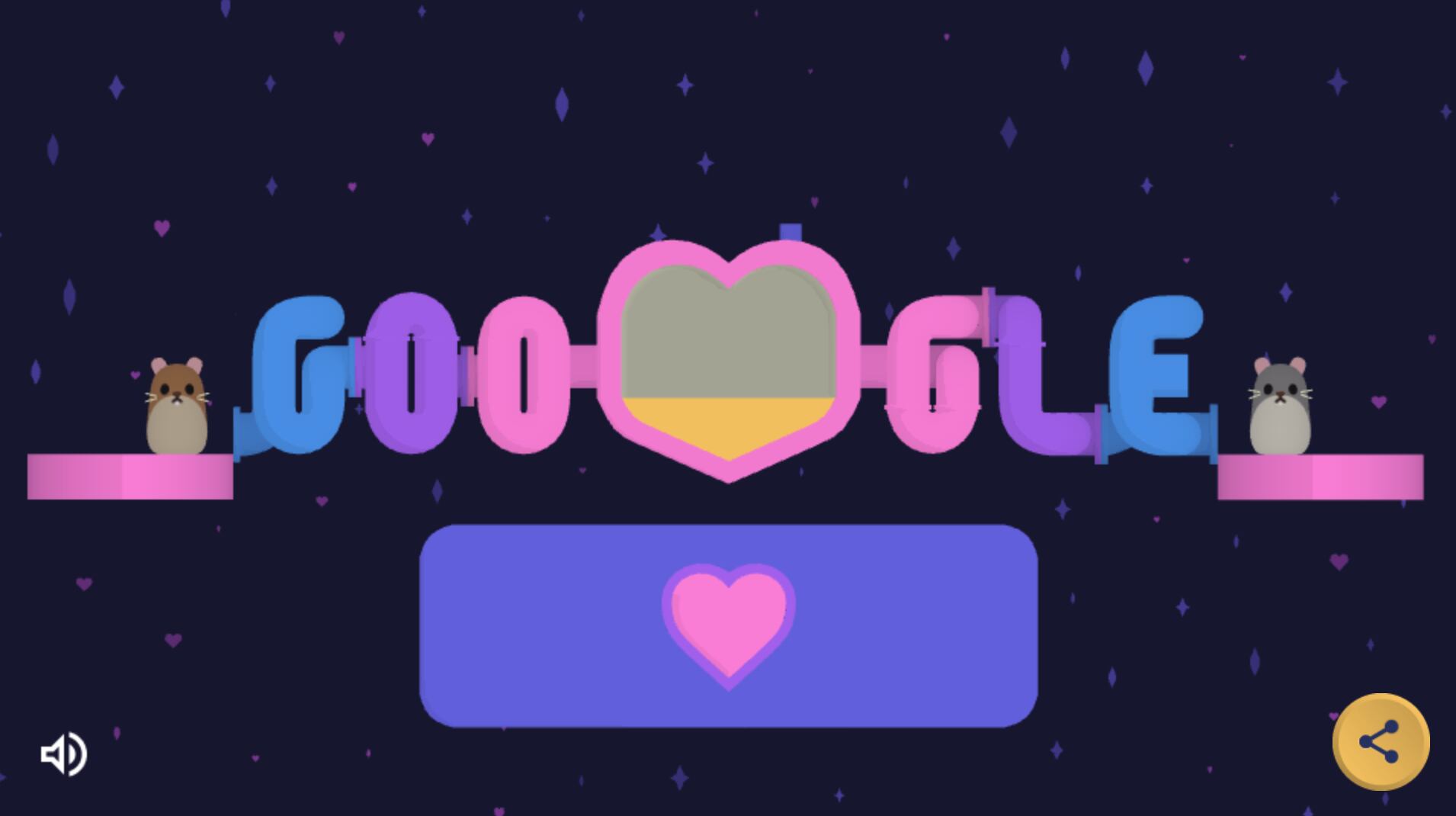 Doodle de Google por el Día de San Valentín