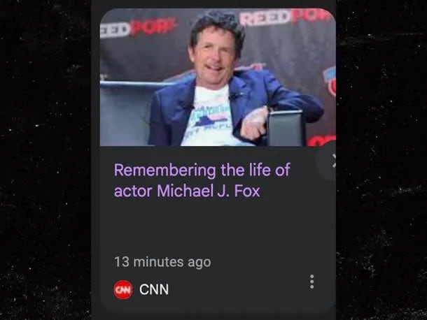 CNN publicó un video póstumo de Michael J. Fox