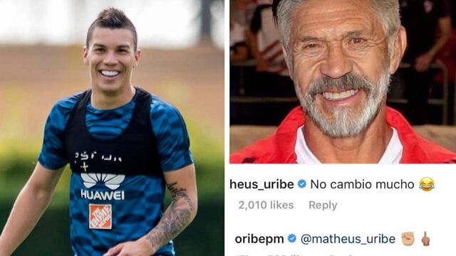 Uribe se burló de su ex compañero en redes sociales