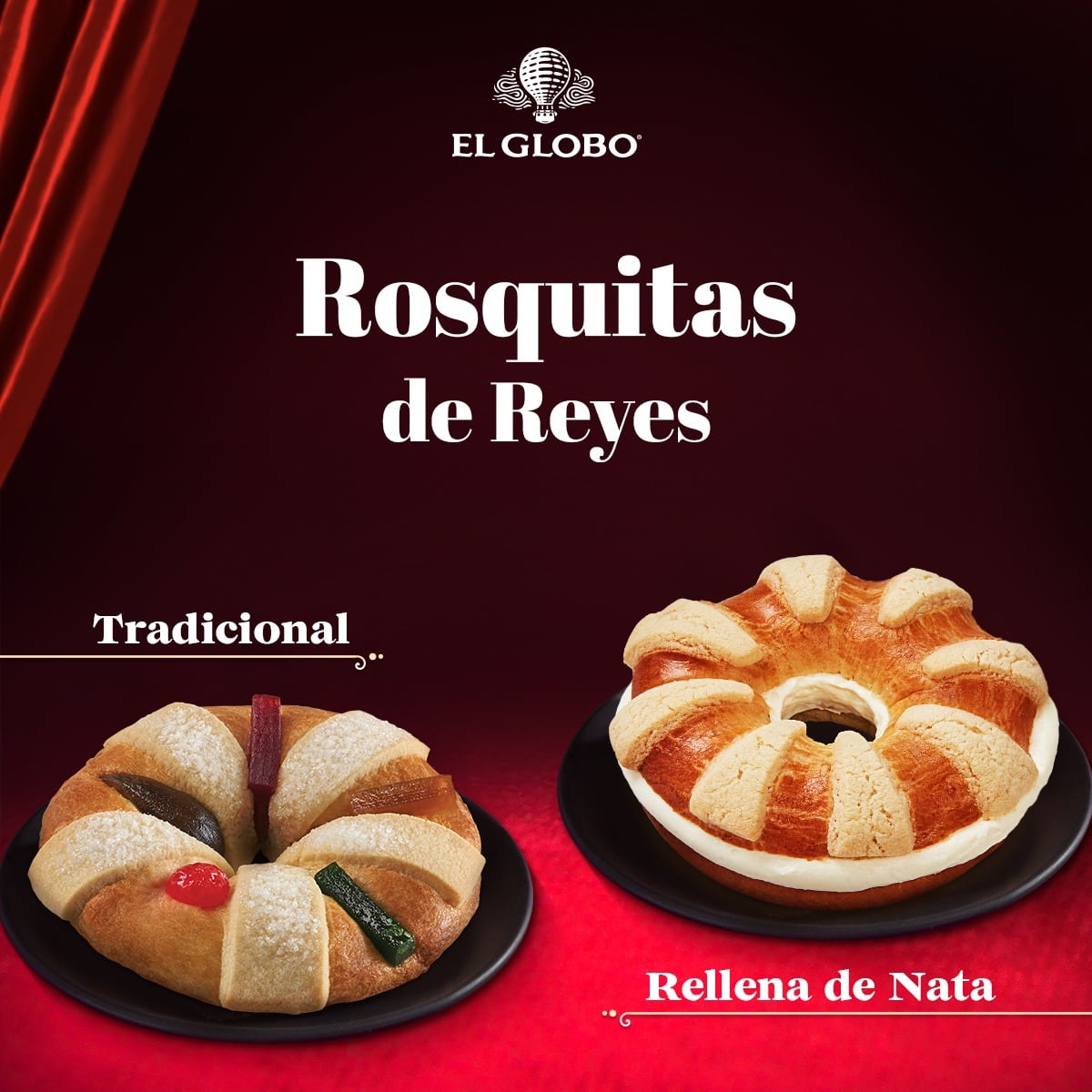 Rosca de Reyes en El Globo
