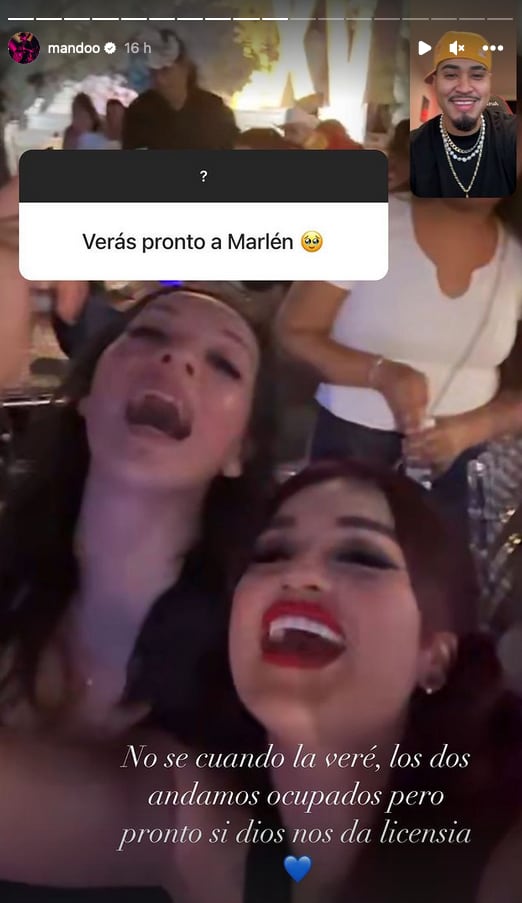 Mando, de Yahritza y Su Esencia, muestra extraña a su novia Marleny.