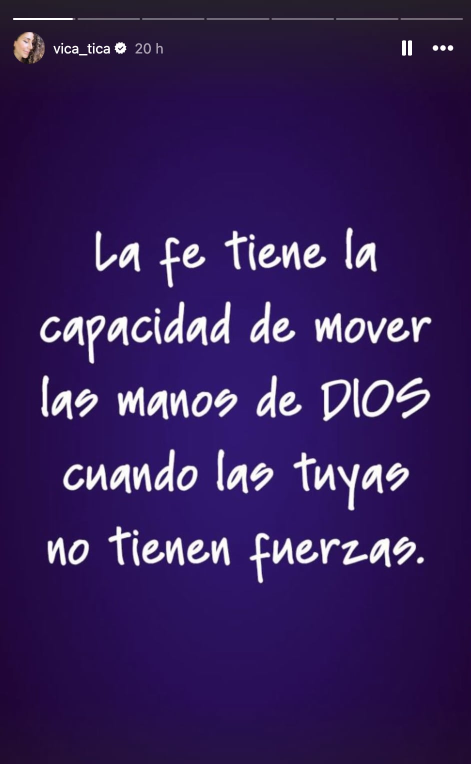 Vica Andrade demuestra fe en recuperación de Memo del Bosque