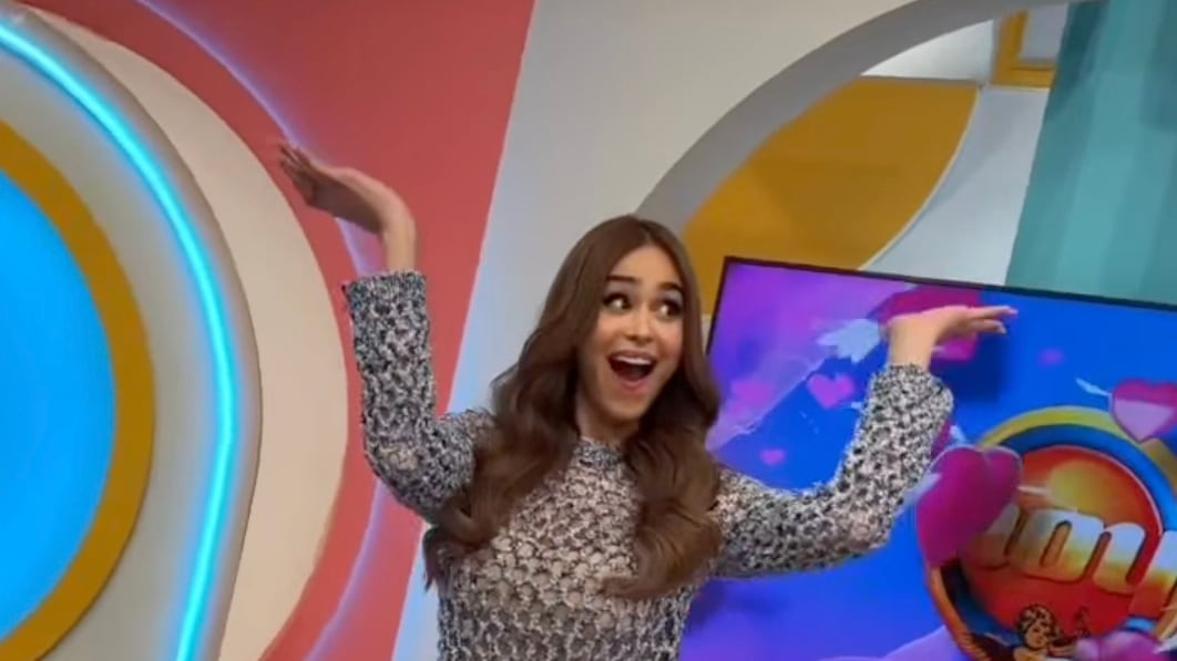 Yanet García regresó al programa Hoy después de 4 años y hasta el baile del clima se aventó
