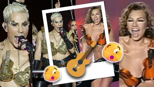 Christian Chávez recrea look de Thalía en concierto de RBD