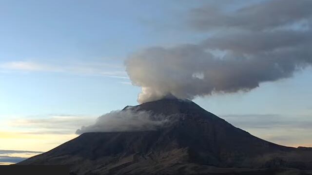 Volcán Popocatépetl el 27 de agosto