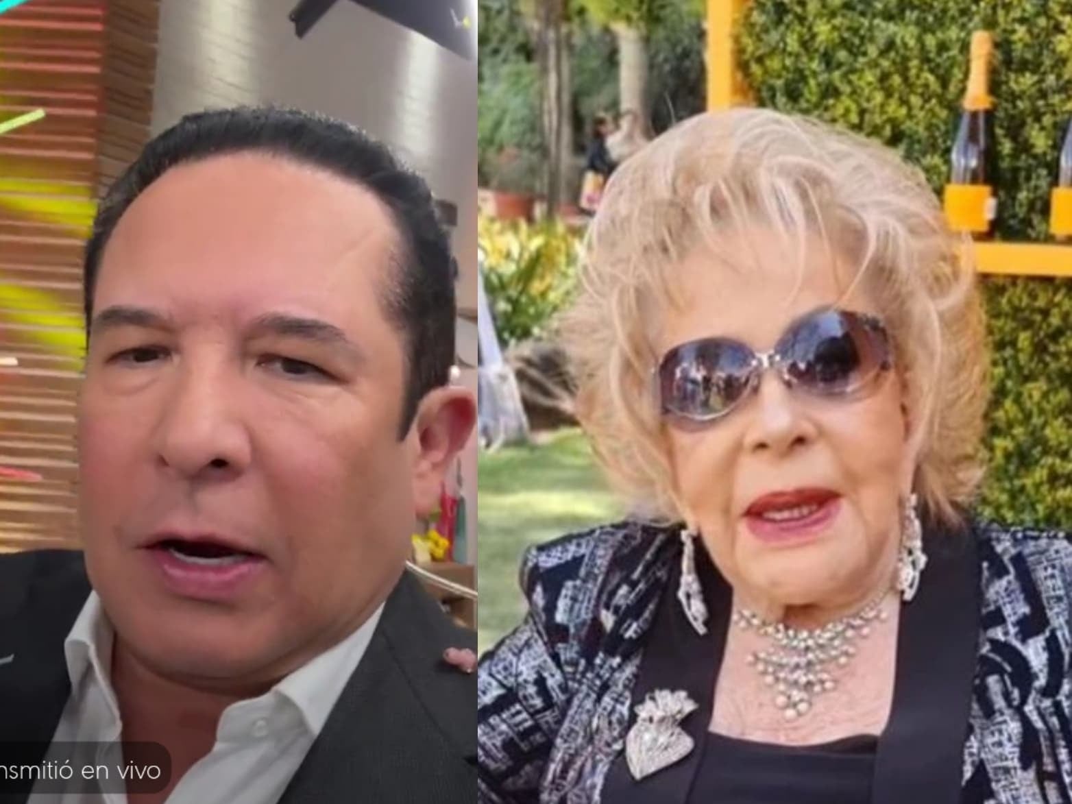 Gustavo Adolfo Infante y Silvia Pinal.