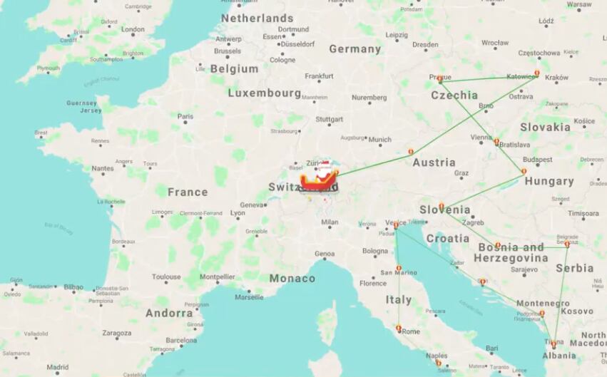 Mapa de Santa Claus