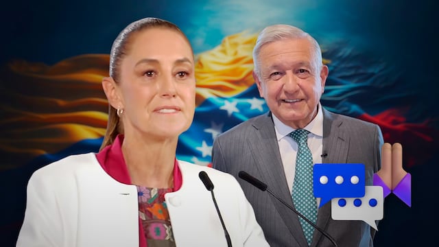 Sheinbaum respalda el mensaje de AMLO a favor de la no intervención en Venezuela
