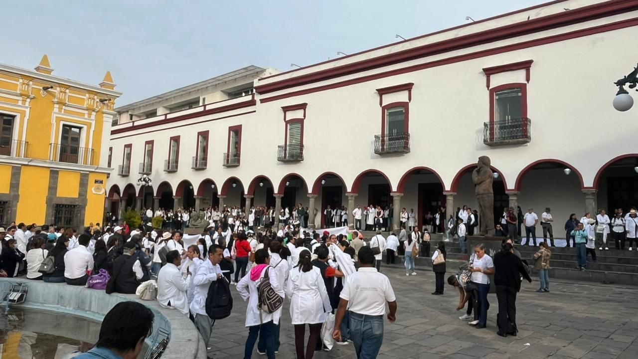 Gobierno de Puebla garantiza respeto y diálogo ante movilizaciones de trabajadores de Salud