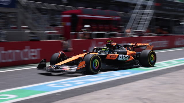 Lando Norris, el más rápido de la práctica libre del GP de Brasil