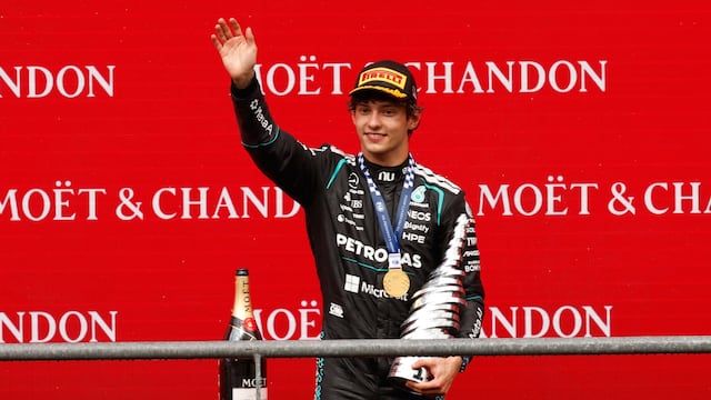 Kimi Antonelli conquista el GP de Bélgica; Checo Pérez abandona