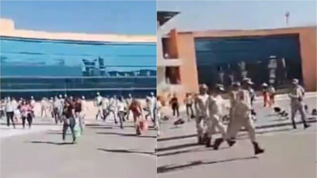 Desalojan oficinas del gobierno de Guerrero por protestas de normalistas de Ayotzinapa