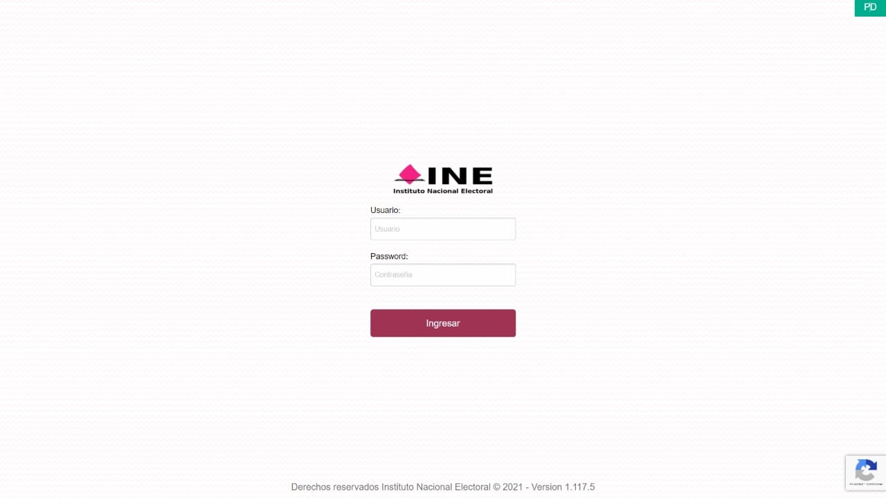 Portal del INE para la Revocación de Mandato