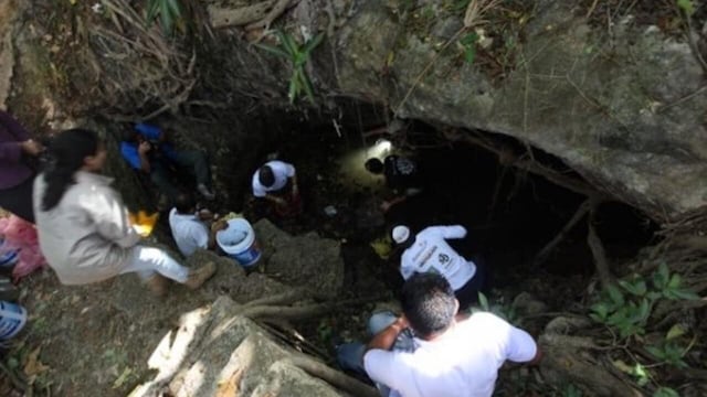 Cenotes contaminados.