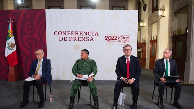 Marcelo Ebrard en la Conferencia matutina