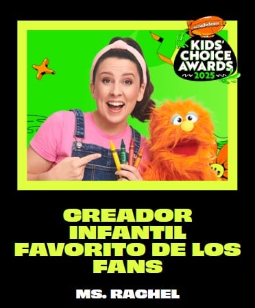 Ganadores Kids Choice Awards 2025