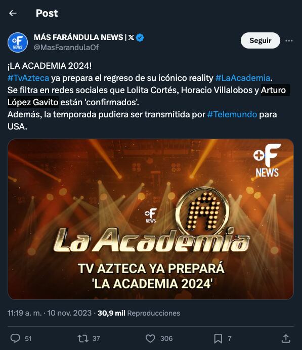 La Academia 2024 podría traer a Lolita Cortés de regreso al panel de jueces