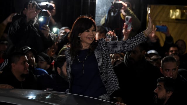 Cristina Fernández de Kirchner, vicepresidente de Argentina, que sufrió un atentado