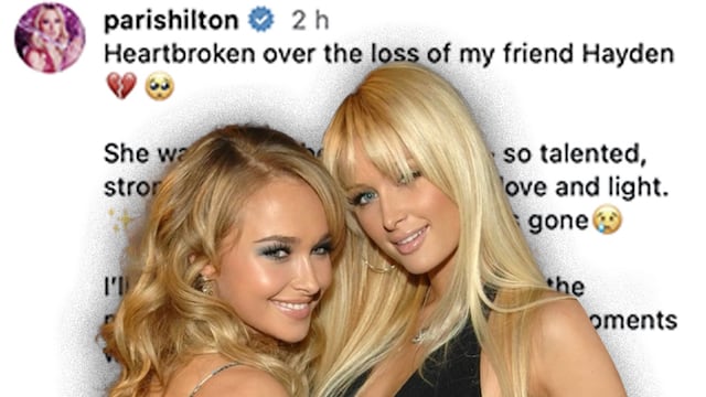 Paris Hilton dedica mensaje a Hayden Panettiere