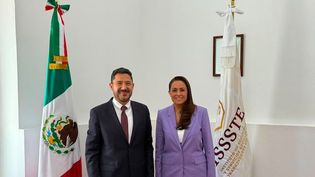 Tere Jiménez suma esfuerzos con Martí Batres para mejorar el ISSSTE.