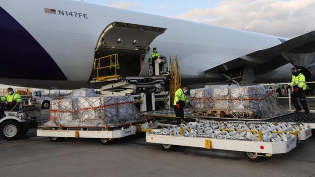 Llegada de equipo médico