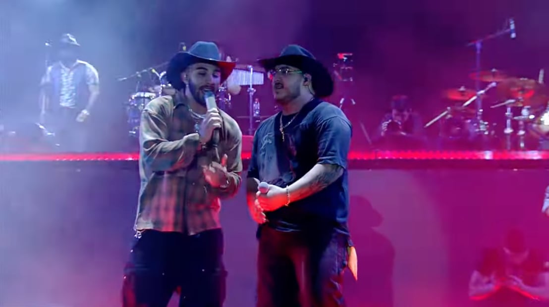 Manuel Turizo con Grupo Frontera en el Zócalo por el Grito de Independencia