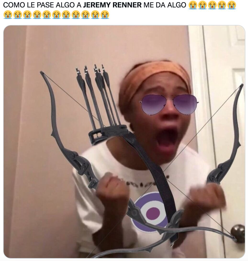 Ya hay memes sobre el accidente de Jeremy Renner